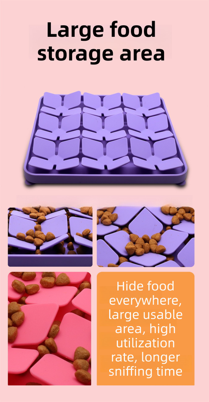 Green Food-Grade Silicone Pet Lick Mat for Perfect Distraction - 3D Textured Slow Feeder & Dental-Cleanner with Powerful Suction