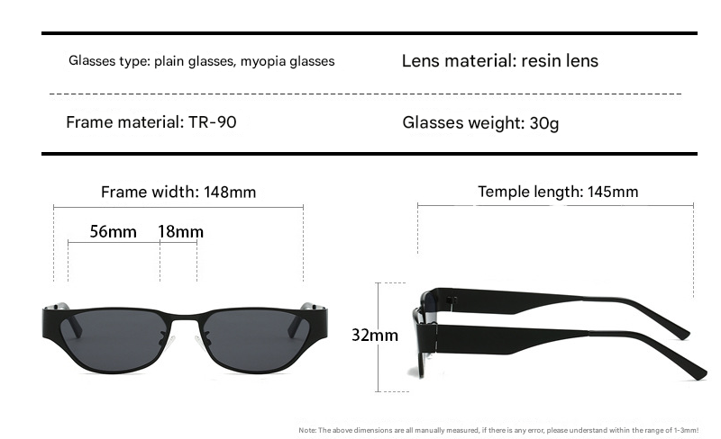 Silver Frame Blue Sheet Retro Cat-Eye Metal Sunglasses for Women - UV Protection Stylish Streetwear Shades