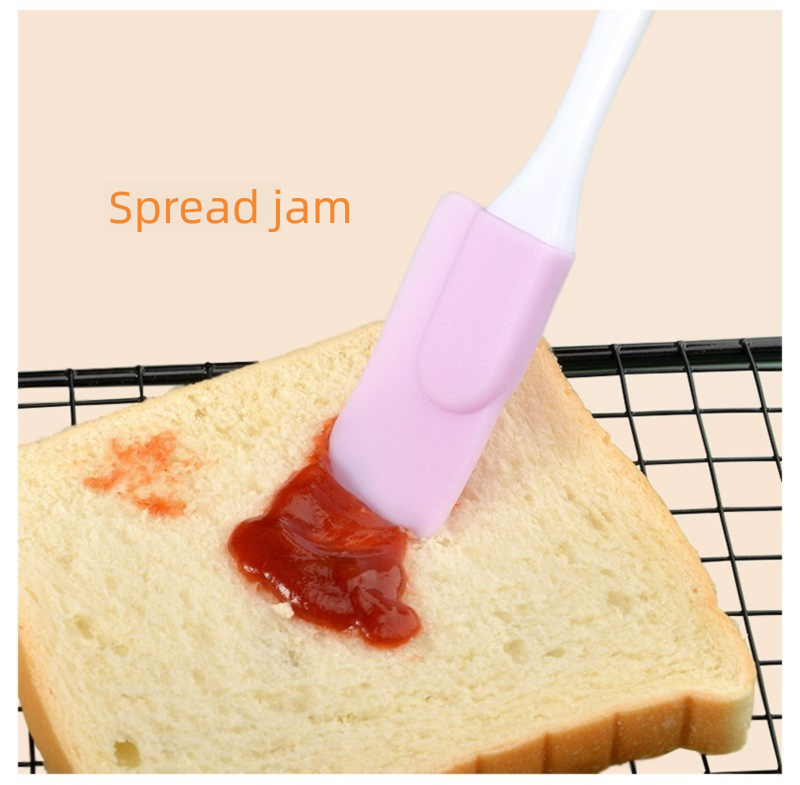 7 Pcs Blue Detachable Silicone Spatula - Food Grade Heat Resistant Baking Scraper for Cream, Jam & Batter - Easy Clean Kitchen Tool for Home Bakers & Cooking Enthusiasts