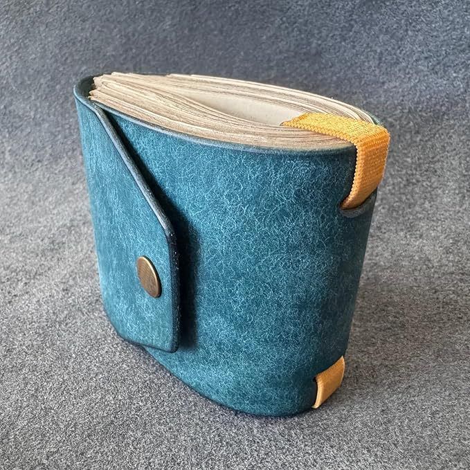 Blue Cash Wrap Wallet - Compact Snap Closure Card and Bill Holder, Slim Design for Quick Access, Lightweight Everyday Carry, Unisex Travel Friendly Accessory