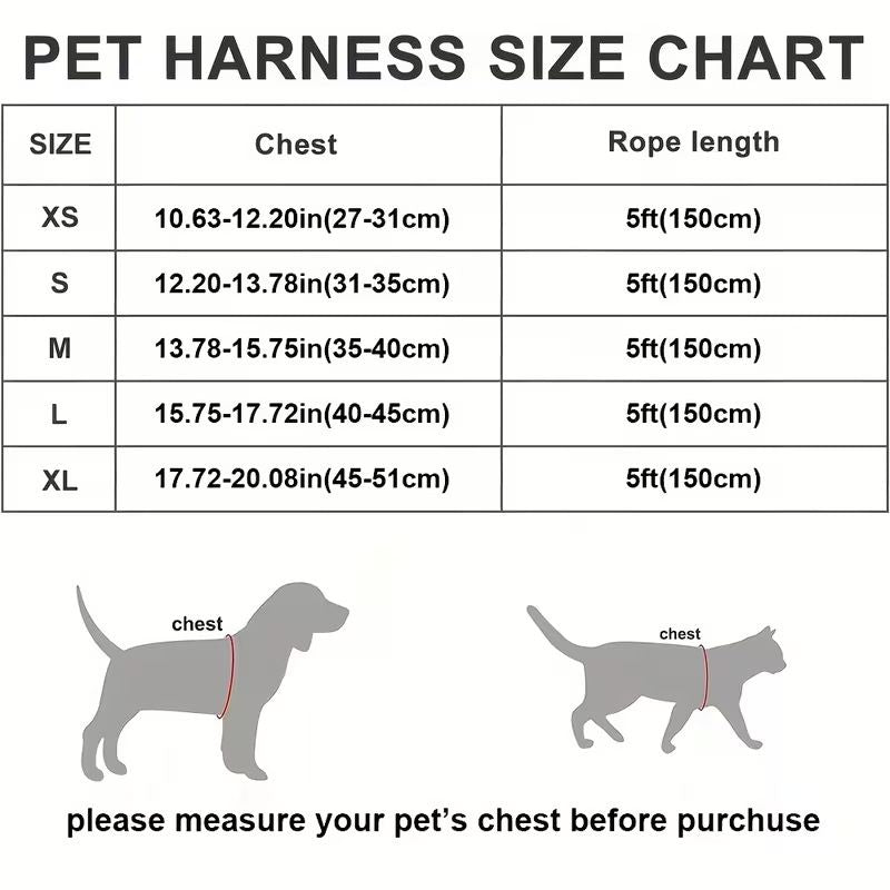Orange Breathable Dog Harness and Leash Set - Adjustable Reflective Pet Vest with Swivel Clip(Size: S)