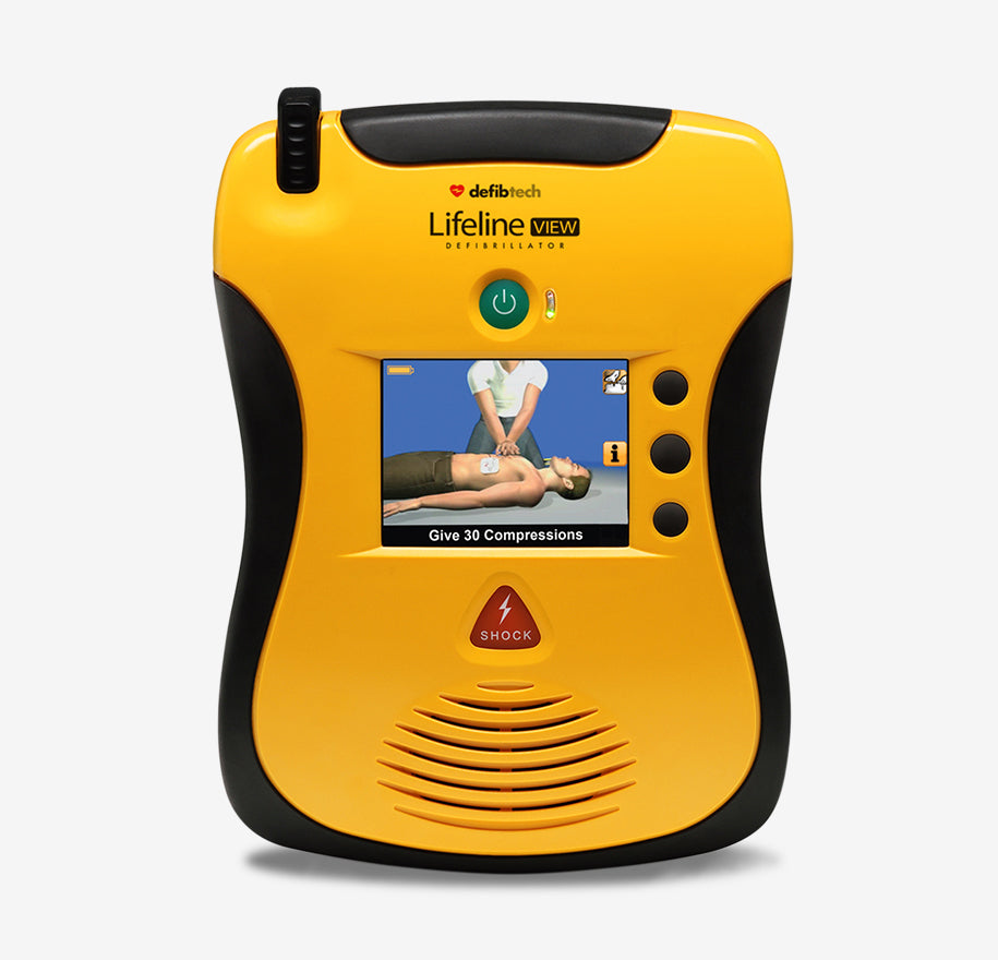 Defibtech Defibrillator AED VIEW w/ Video Screen – 4 year Battery DCF-E2310-EN  (SET)