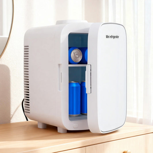 Glacio Mini Fridge Portable White Electric Cooler Warmer 12V 220V