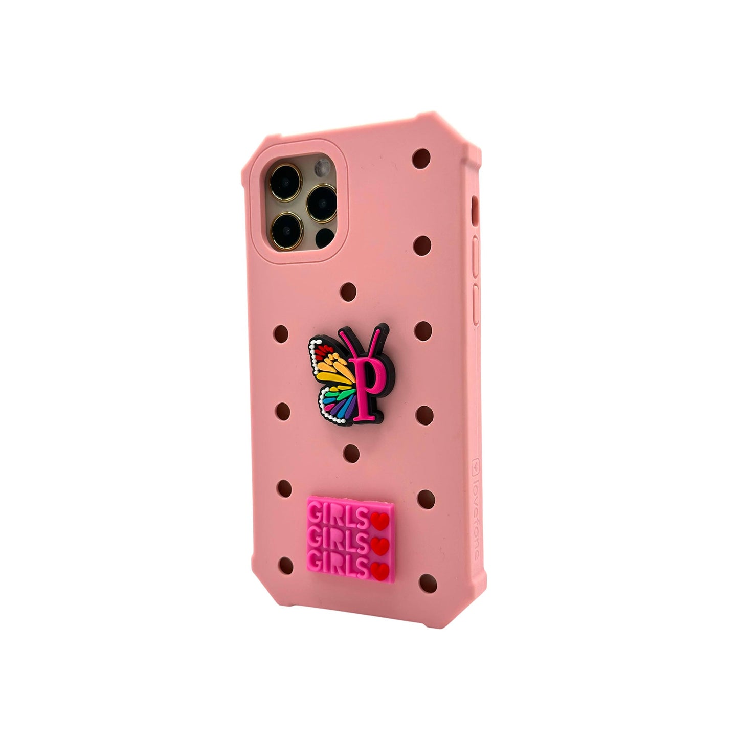 Lovefone Kids Silicone Case iPhone 13 Pro Max Baby Pink