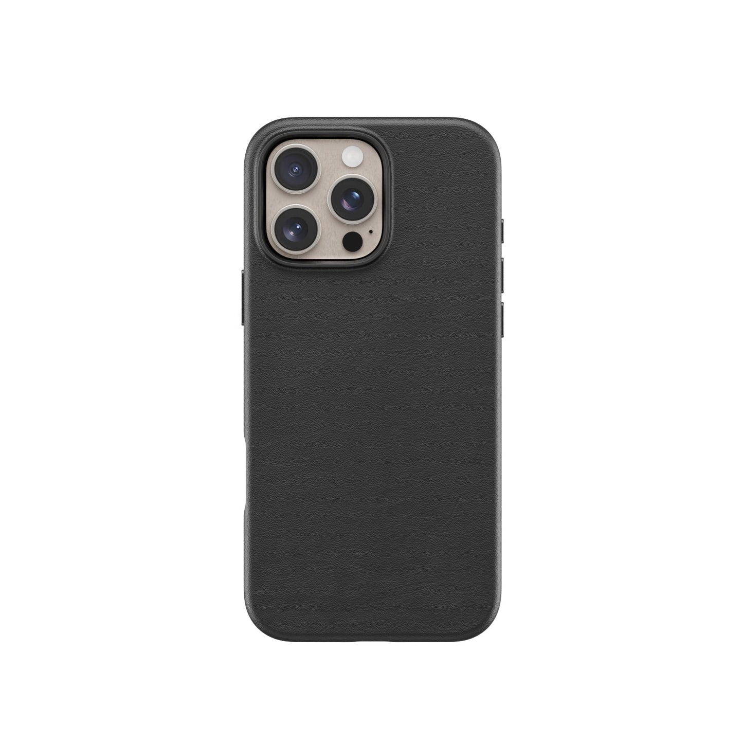 Lovefone Genuine Crafted Leather Case iPhone 16 Pro Black