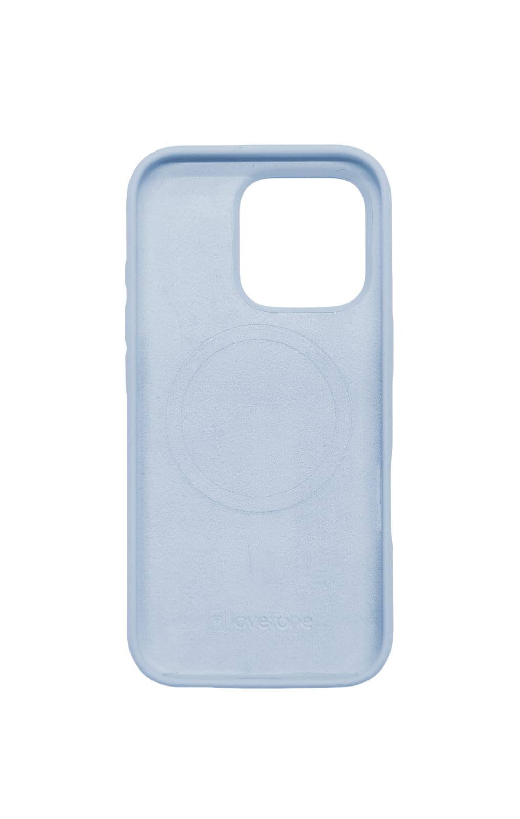Lovefone Genuine Liquid Silicone Case iPhone 15 Pro Light Blue