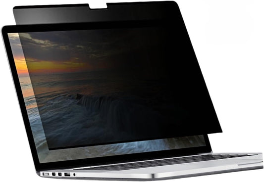 Easy On/Off Magnetic 360° Privacy Screen Filter Compatible with MacBook Pro 14 inch (2021-2026, M5, M4, M3, M2, M1, Pro,Max), Anti Glare Laptop Privacy Screen Shield with Camera Cover - UV block 90%-Model
