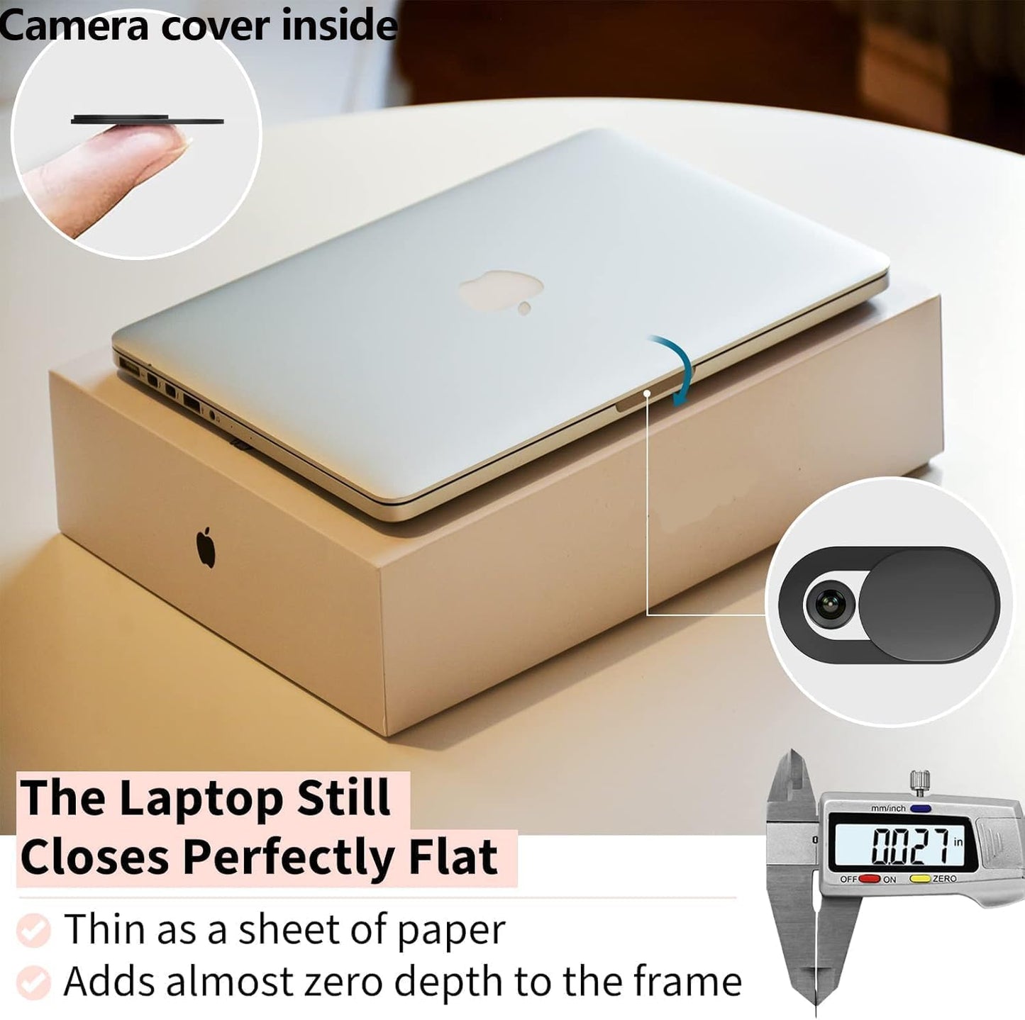 Easy On/Off Magnetic 360° Privacy Screen Filter, Compatible with MacBook Pro 16" (2026 2024, 2023, 2022, 2021, M5, M4, M3, M2, M1, Pro, Max), Anti-Glare Laptop Privacy Screen Shield with Camera Cover - UV Protection 90%