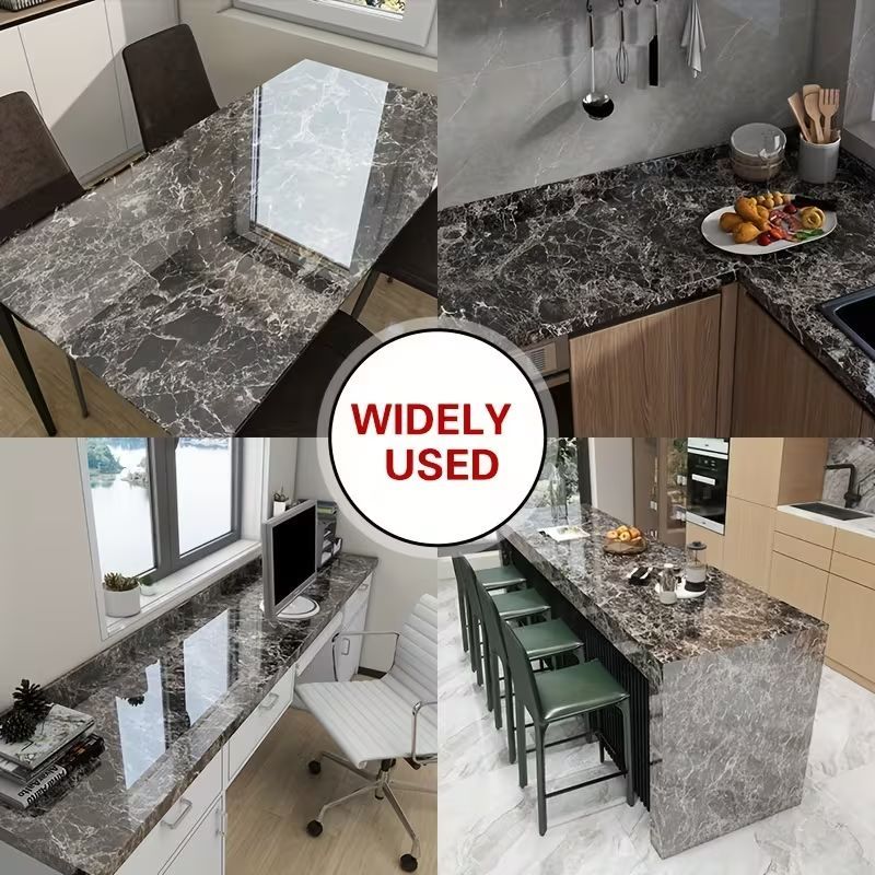 Marble Wall Sticker Waterproof Wallpaper Peel And Stick Tile Self Adhesive Film - BZ10 - Size 80-2000CM