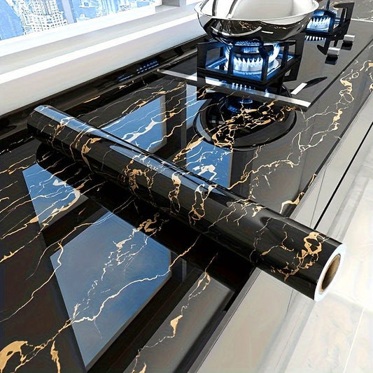Marble Wall Sticker Waterproof Wallpaper Peel And Stick Tile Self Adhesive Film - BZ03 - Size 80-2000CM