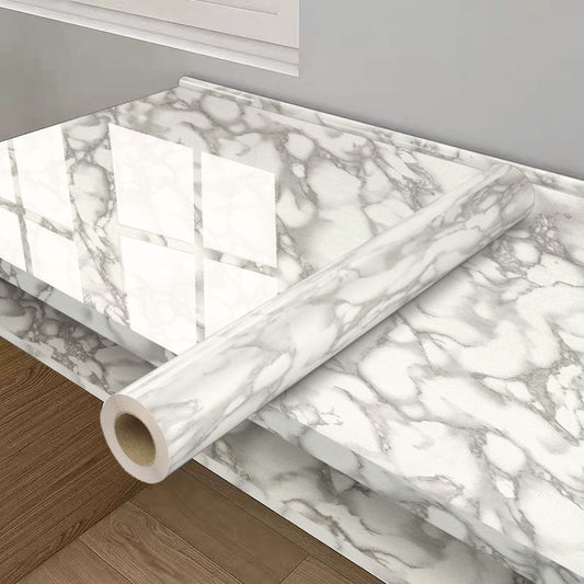 Marble Wall Sticker Waterproof Wallpaper Peel And Stick Tile Self Adhesive Film - BZ08 - Size 80-500CM