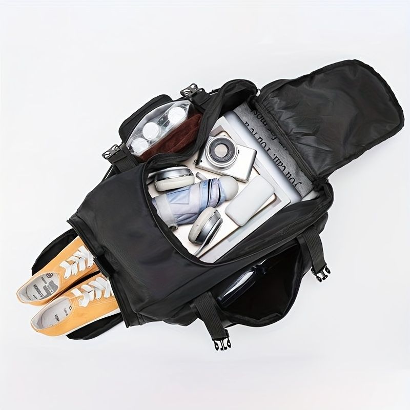 Travel Duffel Bag T60 Duffel Durable Travel Bag Stylish Gym Bag Weekend Bag - Dark Gray - Size 50-30-28CM