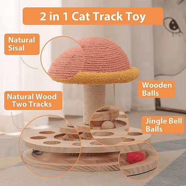 Cat Furniture Cat Scratching Post Cat Playhouse Cat Entertainment Cat Claw - Multi-color - Size 32-29CM