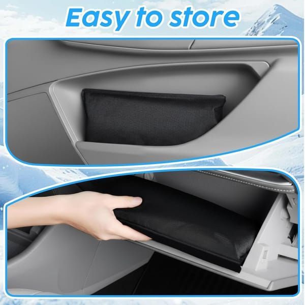 Windshield Cover 800D Oxford Fabric SUV Truck Cover Frost Resistant Waterproof - Black - Size 001