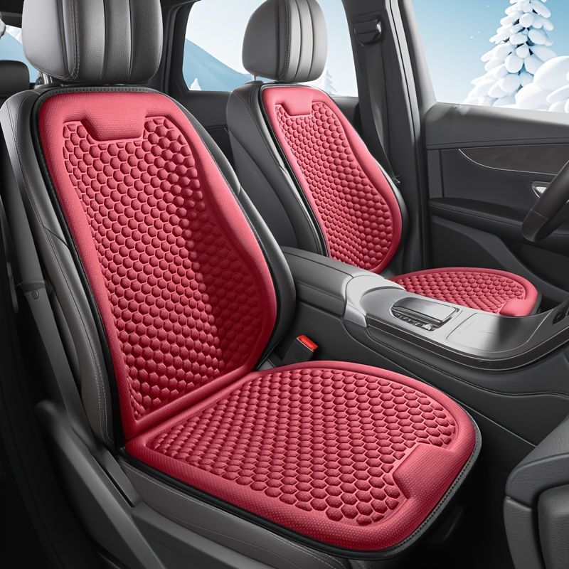 All-Season Car Seat Cushion Sedan Seat Cushion SUV Seat Cushion  Car Seat - Red - Size 01