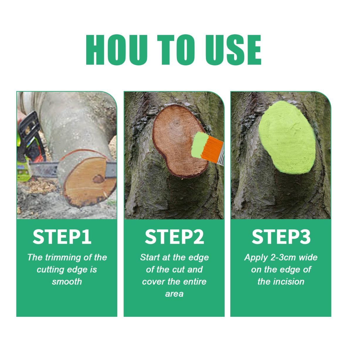 5Pack 100g Tree Wound Sealer, Tree Pruning Sealer, Tree Grafting Supplies, Tree Wound Sealer Healing Paste, Bonsai Cut Paste, Pruning Sealer And Tree Wound Dressing for Trees, Shrubs, Roses - Green - Size 5Pack