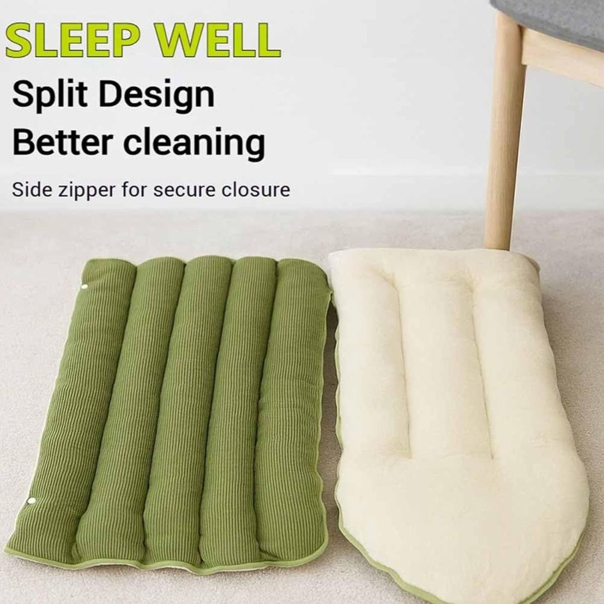 Cozy Monster Cat Bed, Cave Style Pet Bed, Cat Beds for Indoor Cats, Cat Cave Bed Cat Tent with Removable Cushion, Warm Cave Nest Sleeping Bed Puppy House for Cats Small Dogs - Black - Size 30cm*28cm*20cm