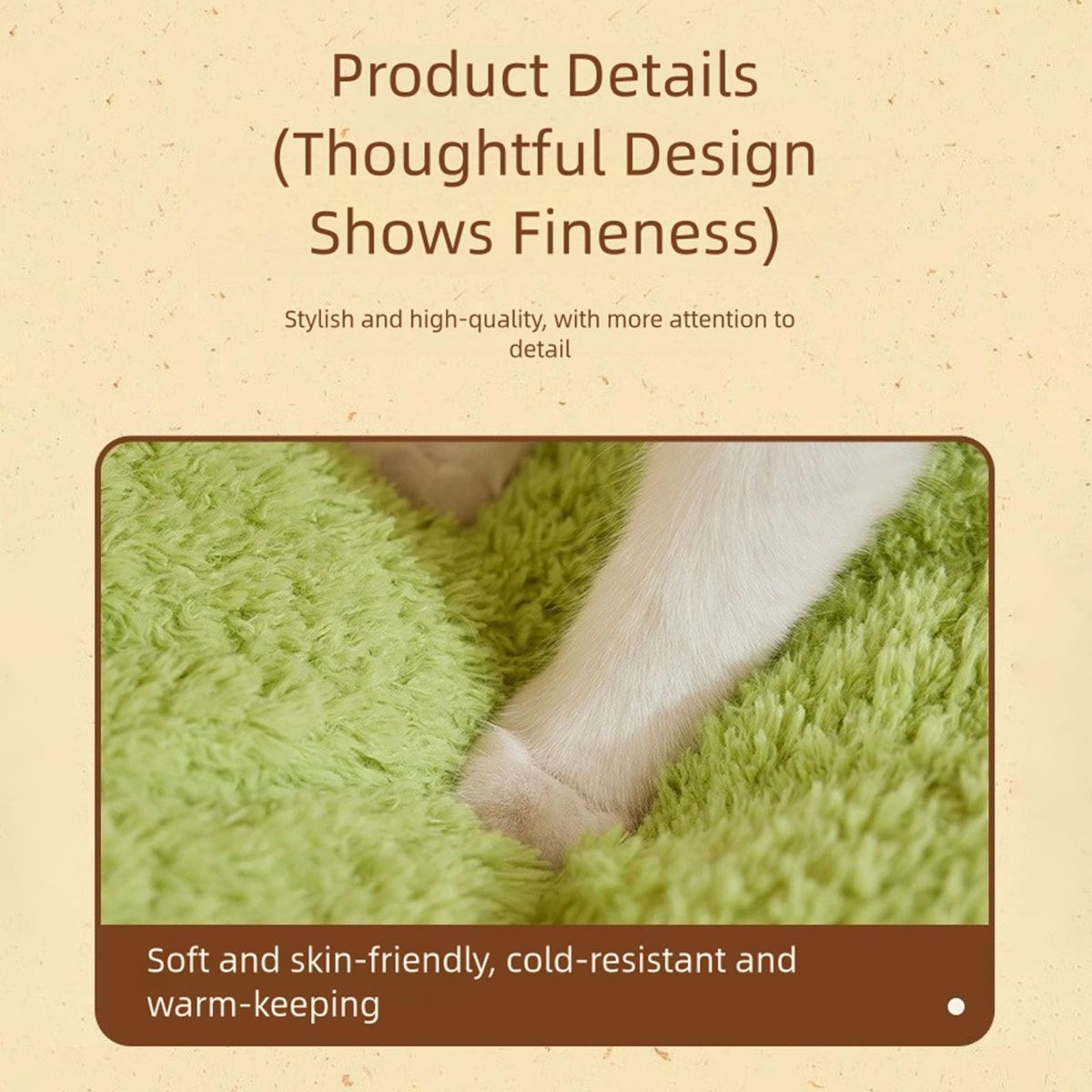 Winter Warm Cats Bed Cartoon Theme Design Highly Density Removable Cover Shelter House Rest Bed for Small Breeds Winter Warm Cats House - Purple - Size 45cm*40cm