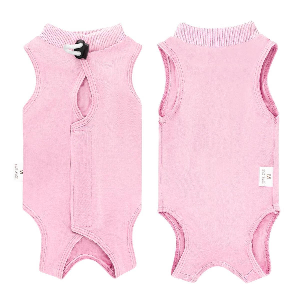 Cat Recovery Jumpsuit Abdominal Wound Protection Post-Surgery Cat Clothing - Pink - Size L(Above 7 lbs)