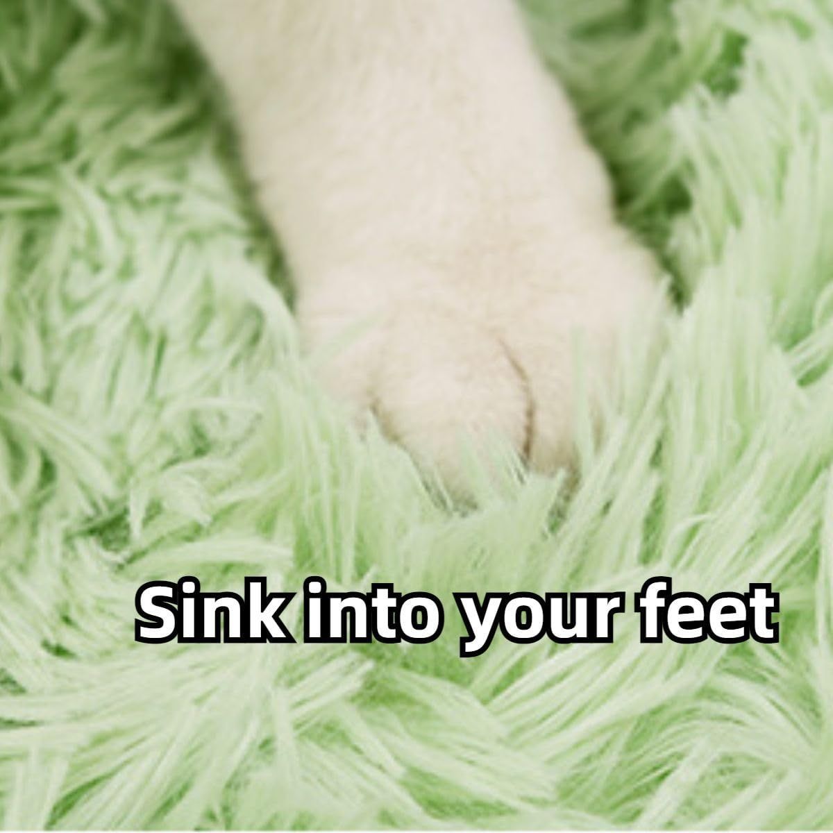 Dog Bed with Cover Cave, Orthopedic Dog Bed with Blanket, Pet Bed Cozy Cuddler Mat, Anti-Anxiety Calming Pad for Puppy Cat - Green - Size 24.07"L x 15.75"W x 3.54"Th