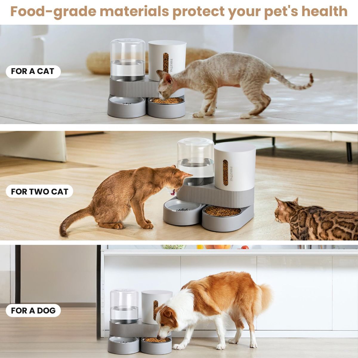 Cat Automatic Water Dispenser Cat Automatic Food Dispenser Cat Feeding Set Cat