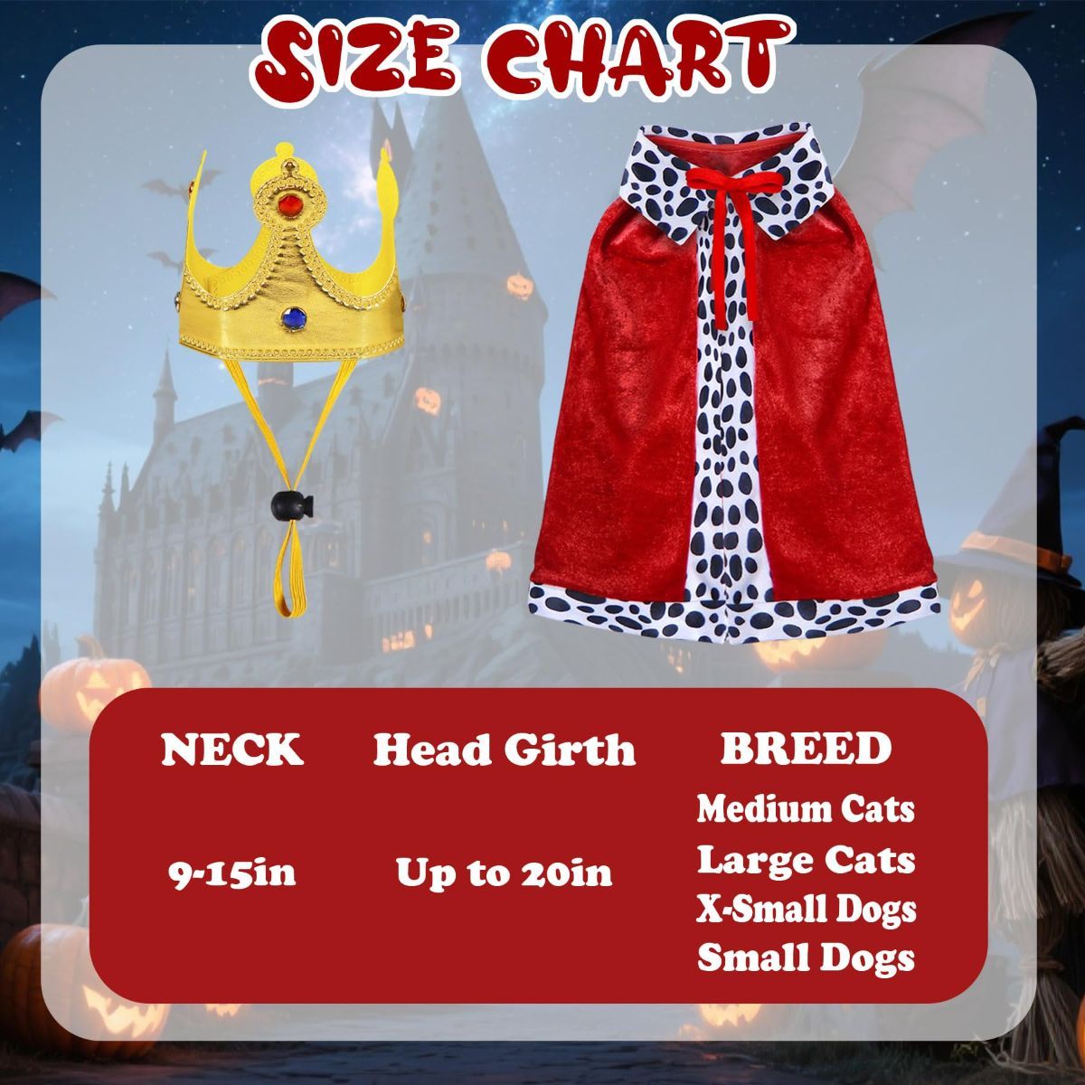 Cat Halloween Costume Cat King Costume Red Cape For Cat Gold Crown For Cat Dog Pet