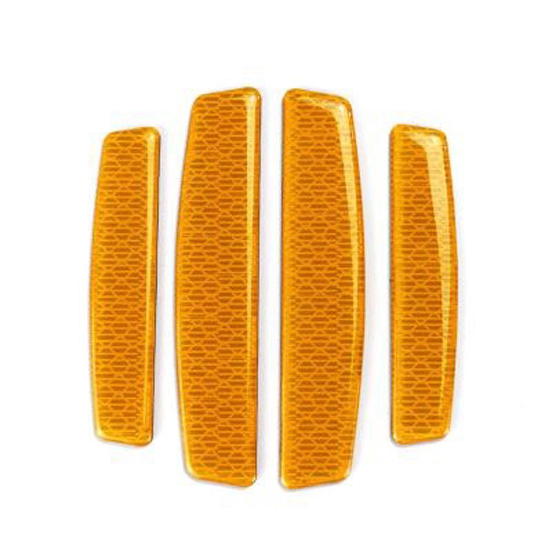 4PCS Universal Car Side Door Edge Guards Protector Real Carbon Fiber Door Edge Guard Protector Trim Molding Crash Scratch Protector Bumper Guard Protector Sticker Anti-Collision Strips - Gray - Size 4PCS