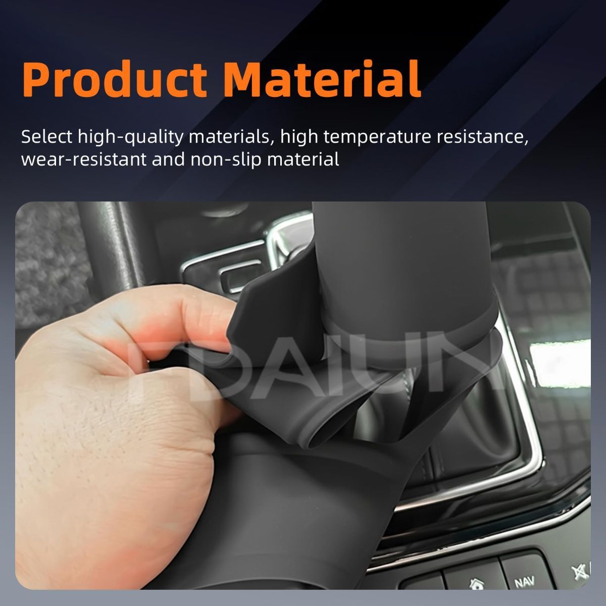 Gearshift Panel Pad for Mazda CX-5 2017-2025 Silicone | Waterproof Central Control Interior Accessories One Button - Red - Size One Button