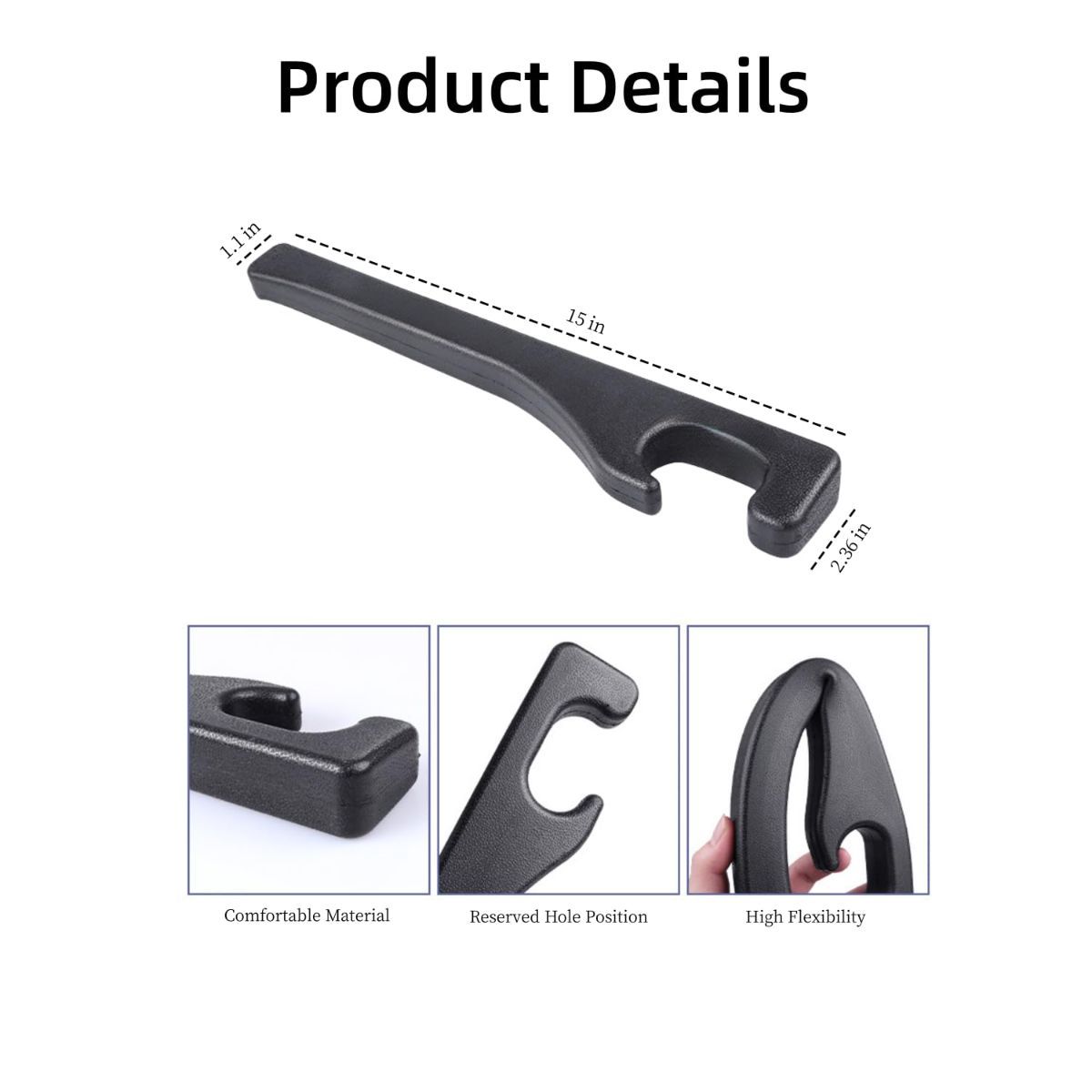 Car Seat Gap Filler 2 Pack, Universal Fit PU Leather Car Seat Gap Plug to Fill The Gap Between Seat and Console, Car Seat Crevice Blocker Stop Things from Dropping - Brown - Size 2PCS