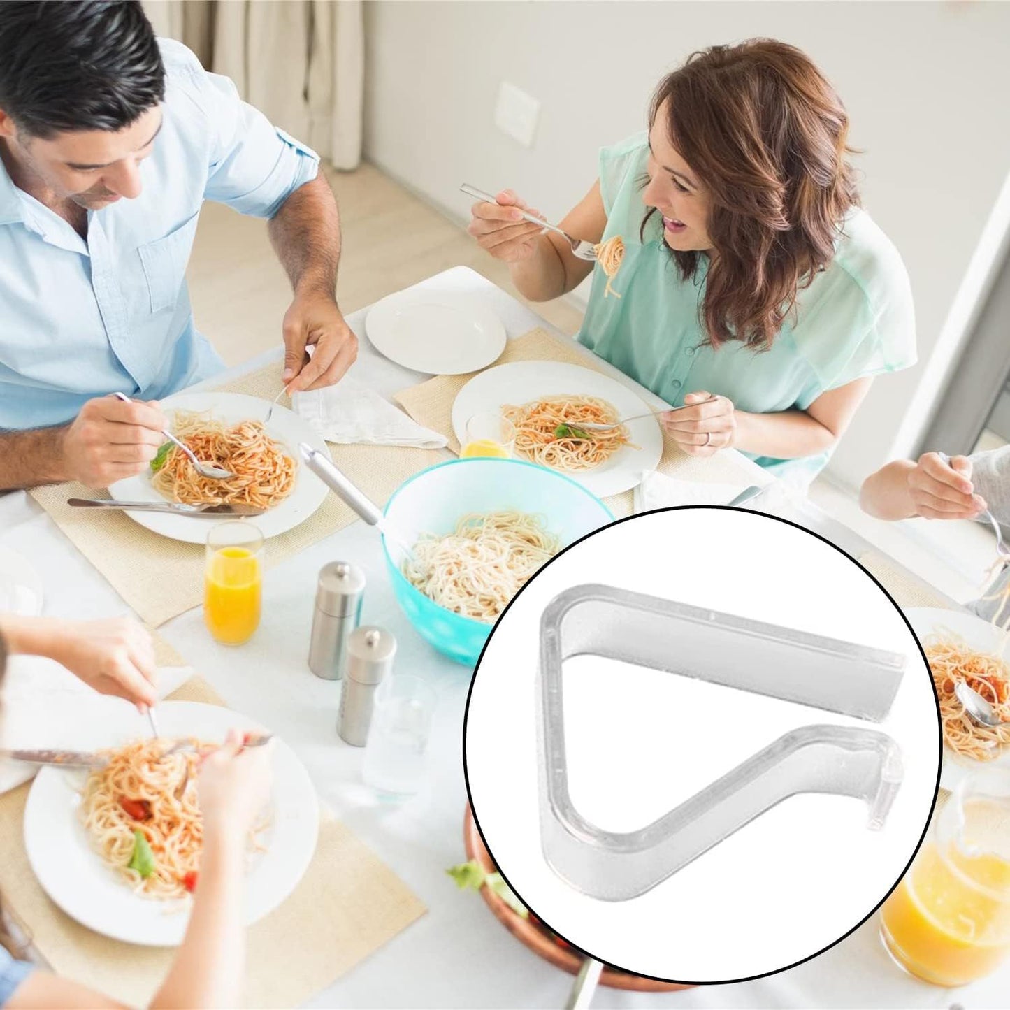Transparent Small Tablecloth Clips for Thin Tables – Compact Plastic Holders for Indoor Meals, Picnics & Casual Gatherings (Clear)
