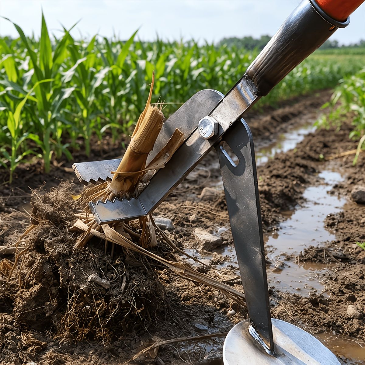 Manual Tree Root Cutter Heavy Duty for Garden and Farm Use-Grey