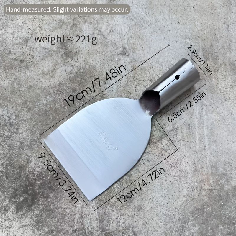 One-Piece Construction Precision-Sharpened Edge Gardening Trowel-Silver