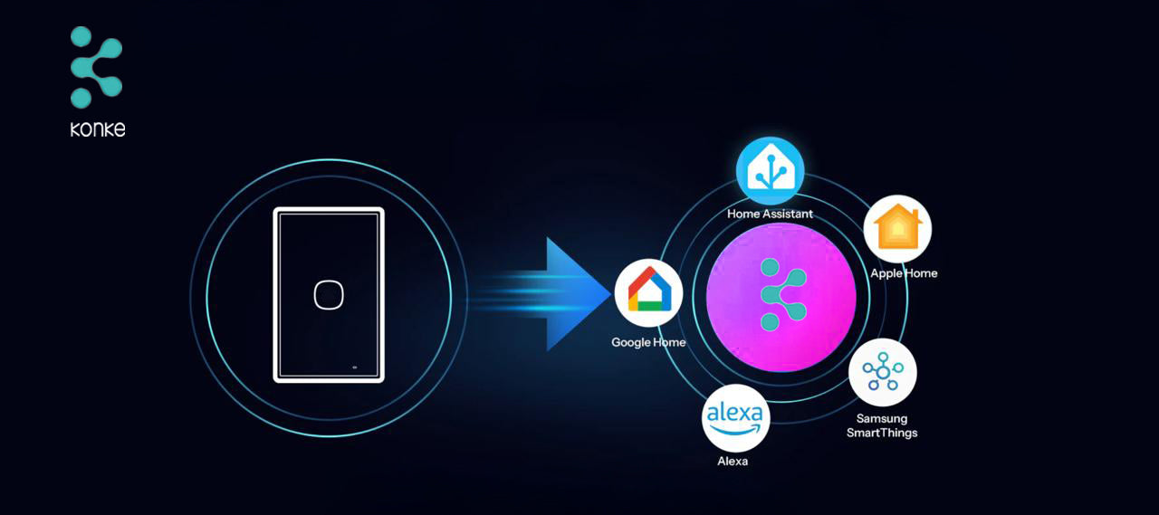 Smart Touch Light Switch 1Ch