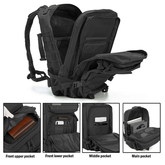 45L Tactical Molle Backpack Military