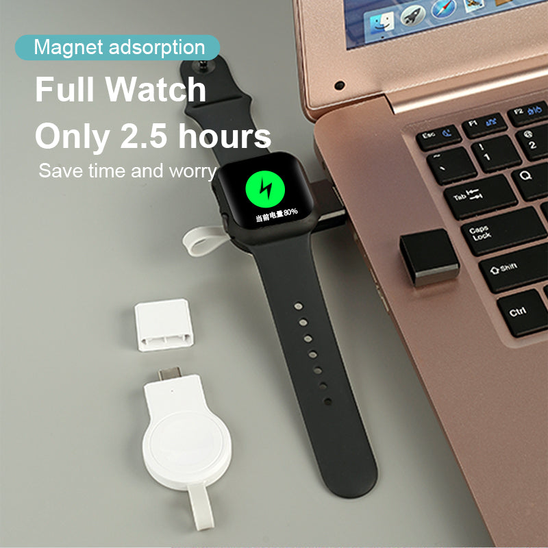 Portable watch wireless charger