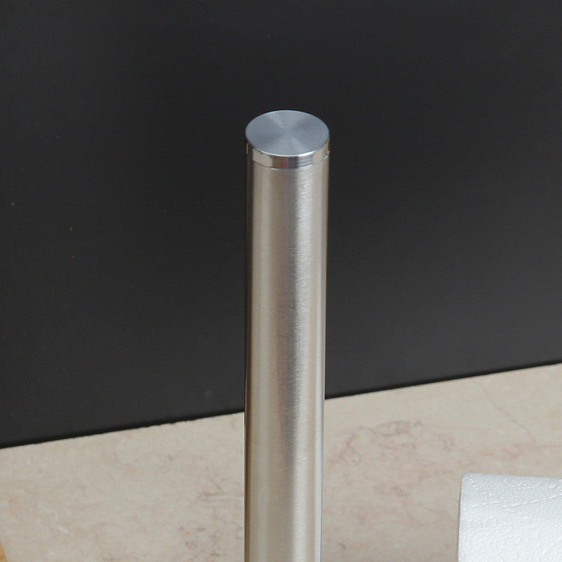Stainless Steel Paper Towel Holder for Kitchen Countertop Cling Film Storage Rack-Silver