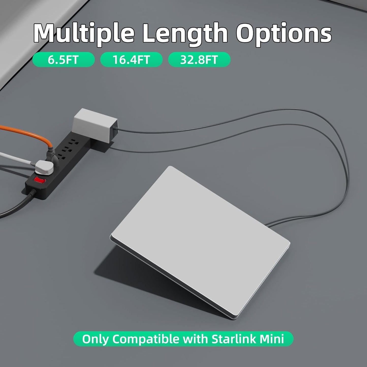 Starlink Power Cable   5521 DC to DC Power Cord 10FT