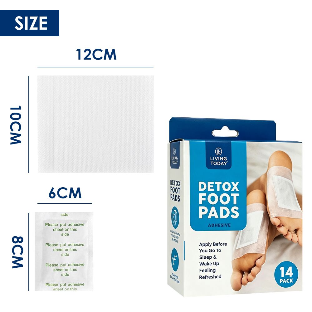 28 Pcs Detox Foot Pads, 100% Natural Herbal Foot Patches, Cleansing & Relaxing Foot Care Pads for Overnight Use