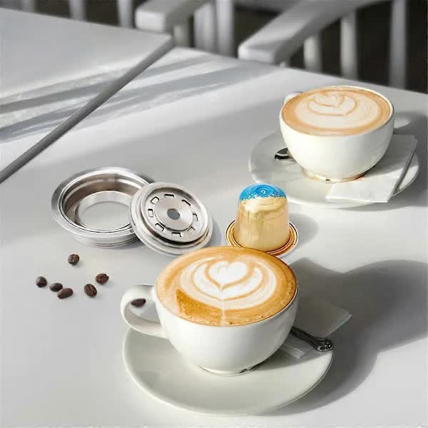 Capsule Adapter for VertuoLine and Vertuo Next Coffee Machines Compatible with Nespresso