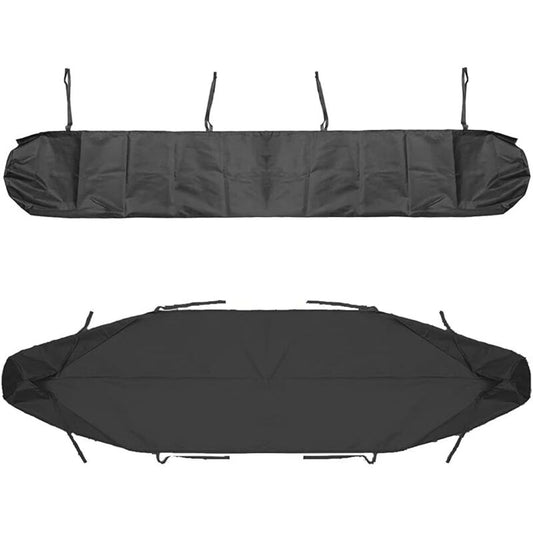 Awning Dust Cover, 3m Patio Awning Dust Cover Black Patio Awning Storage Cover, Waterproof Winter Protection, AAFGVC