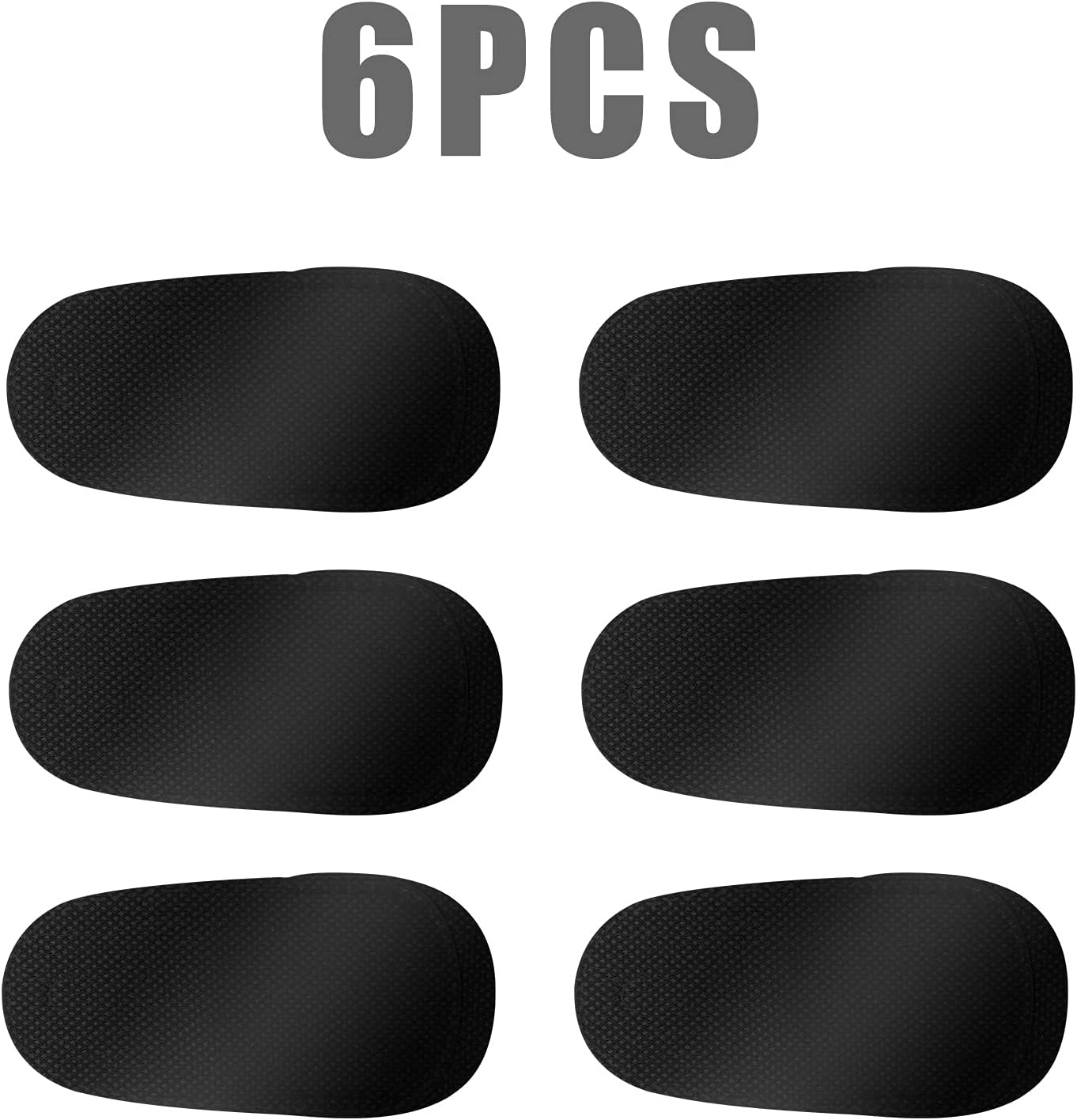 6 Pieces Eye Patches for Glasses, Reusable Eye Patches for Covering