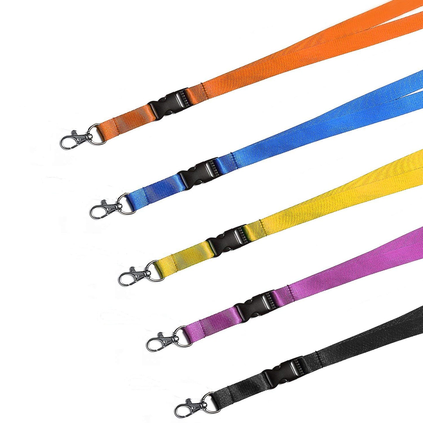 5-pack Neck Warmers with Removable Buckle - Orange, Blue, Purple, Black, Yellow, SU-CYL-0598