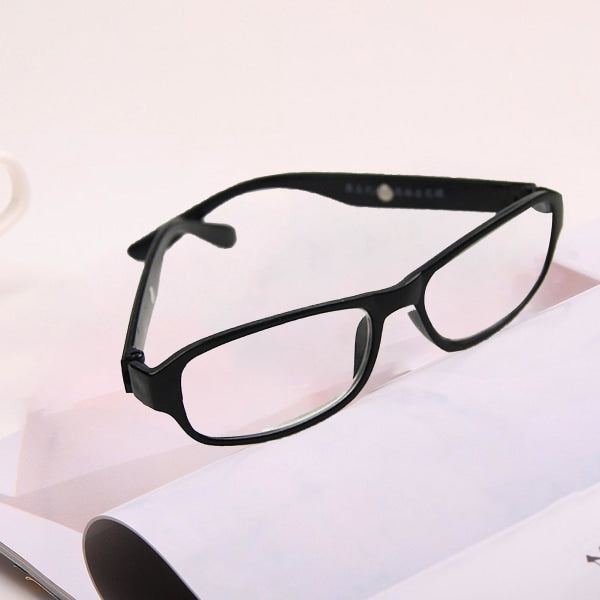 +4.5 to +6.0 Optical Reading Glasses, Black Frame, 1 Pair Black 5.5