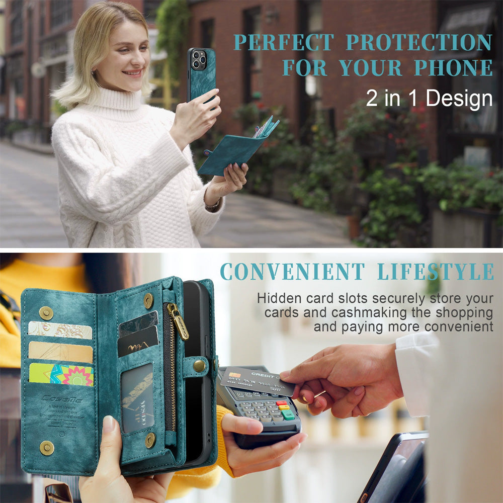 Retro Leather Wallet Case with Card Holder and Magnetic Closure iPhone 16 and Samsung S25 DarCompatible with k Pink