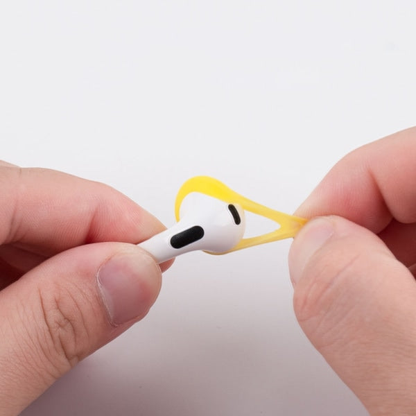 3 sets of earplugs for Airpods Pods 3 silicone ear caps Bluetooth compatible headphones Earplugs Ear cushions Ultra-thin anti-slip Blue red yellow Blue red yellow