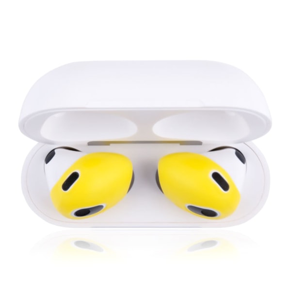 3 sets of earplugs for Airpods Pods 3 silicone ear caps Bluetooth compatible headphones Earplugs Ear cushions Ultra-thin anti-slip Blue red yellow Blue red yellow