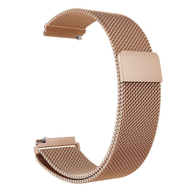 Stainless Steel Milanese Magnetic Watch Band for Garmin venu 2/venu SQ/venu 2S Venu SQ Black