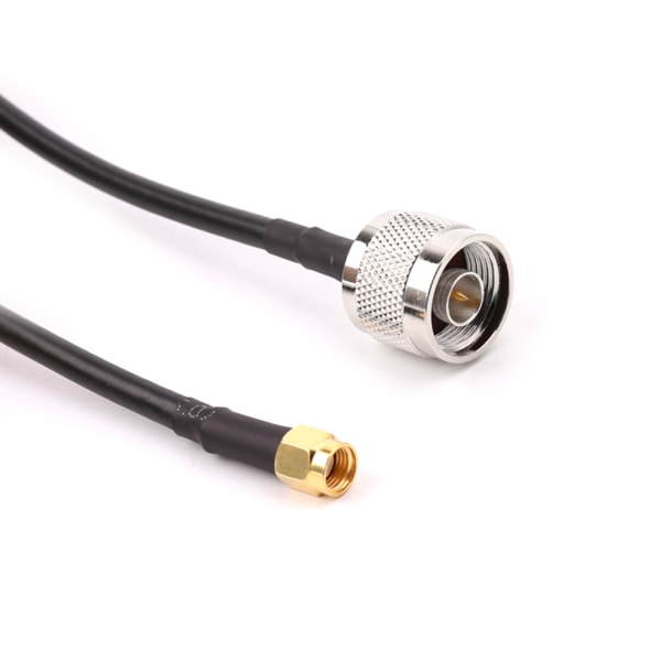 RG58 Pigtail Cable N Male to RP-SMA Male 3m RF Coaxial Antenna Cable