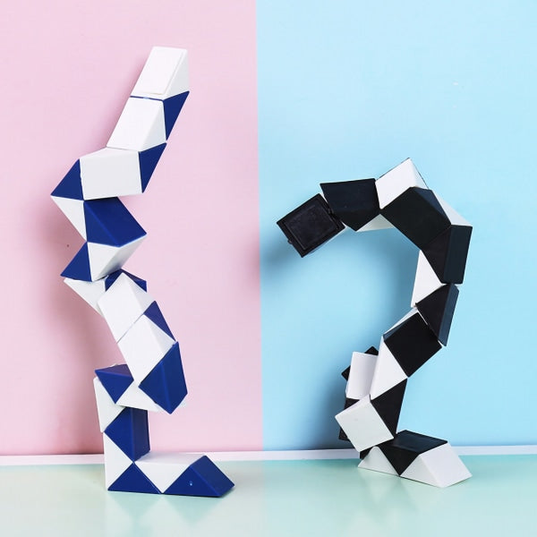 Plastic Snake Twist Puzzle Mini Educational Game Toy for Kids Boys Girls Gift