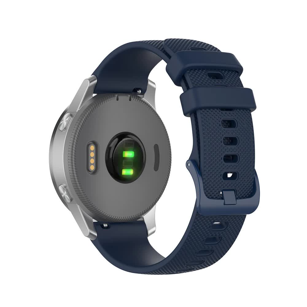 20 22mm Silicone Strap for Garmin Venu 3 Band Forerunner 265 255 245 Music Vivoactive 4 Band for Garmin Venu Sq 2 Plus Bracelet Gray Gray 20mm